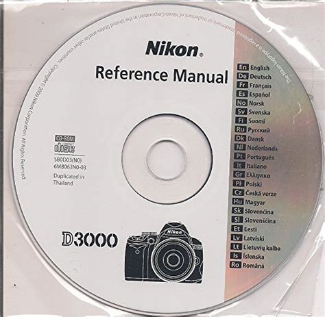 nikon d3000 reference manual Reader