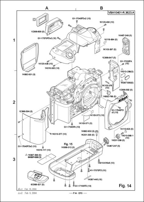 nikon d70 exploded drawing user guide Reader