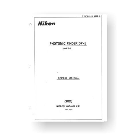 nikon dp 1 repair user guide Kindle Editon