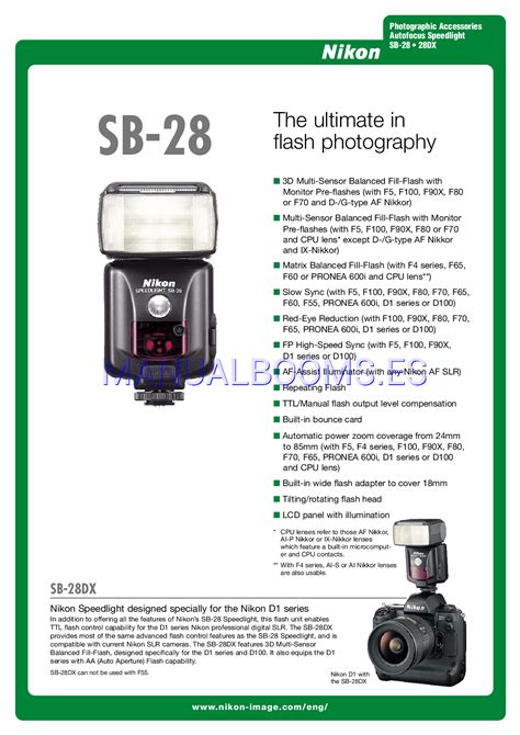 nikon sb 28 autofocus manual Kindle Editon