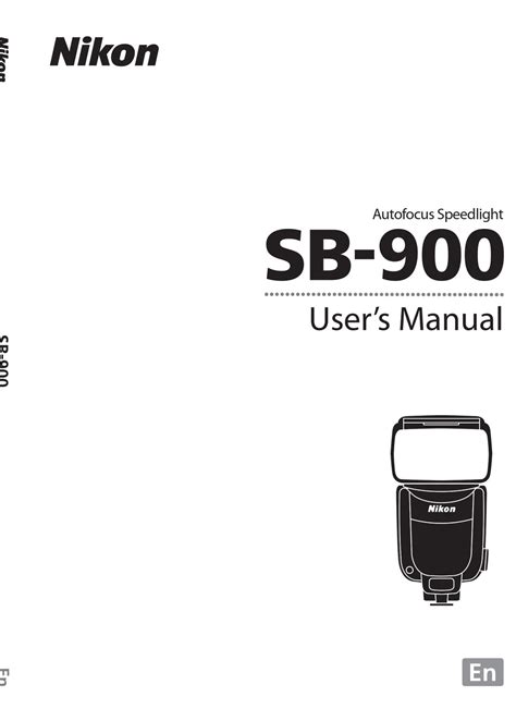 nikon sb900 user manual PDF