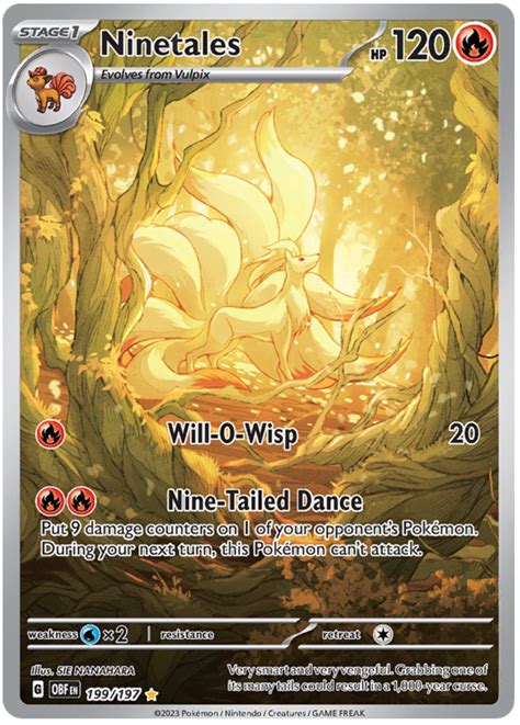 ninetales pokemon card