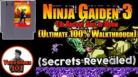 Ninja Gaiden 3 Nes Walkthrough