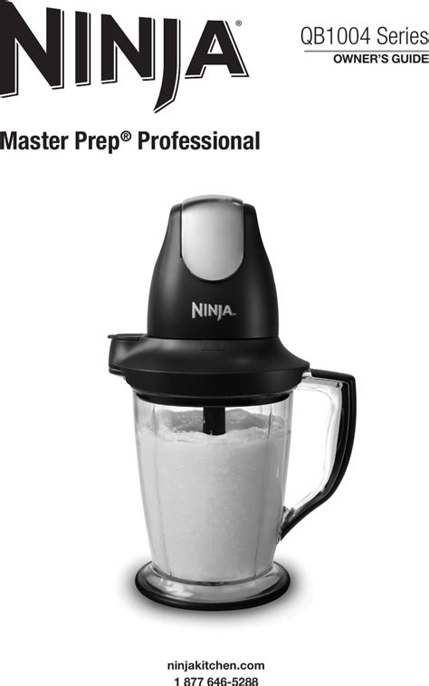 ninja master prep professional qb1004q30 user guide Reader