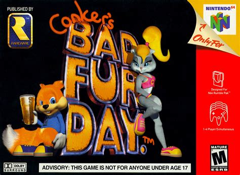 nintendo 64 conker's bad fur day