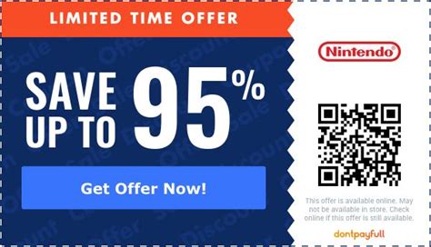 nintendo discount code