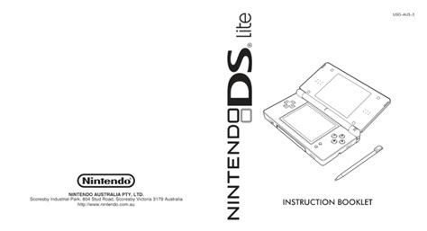 nintendo ds lite manual guide Kindle Editon
