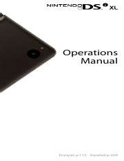 nintendo dsi operations manual inquiry number PDF