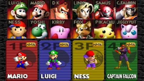 nintendo n64 super smash bros