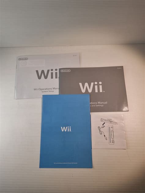 nintendo wii operations manual system setup PDF