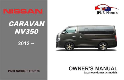 nissan caravan users manual PDF