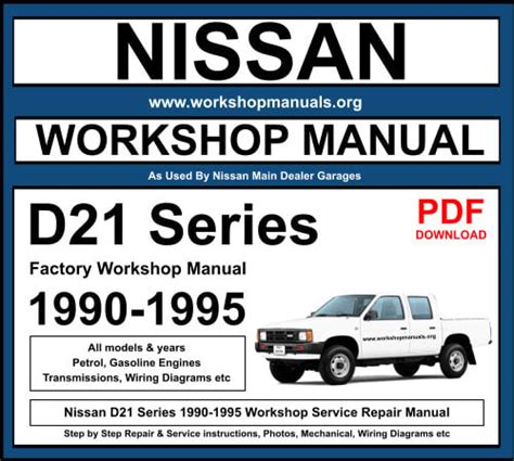 nissan d21 workshop manual Doc