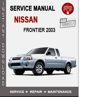 nissan frontier 2003 repair manual PDF