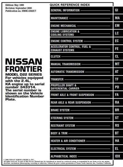 nissan frontier troubleshooting guide Reader
