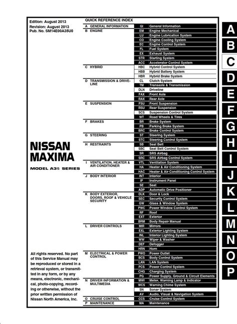 nissan maxima diy troubleshooting guide PDF