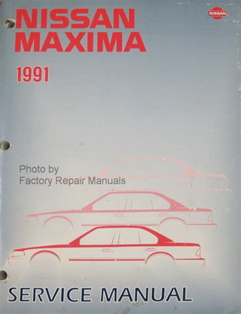 nissan maxima factory service manual 1991 PDF