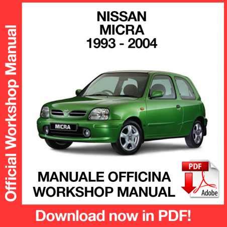 nissan micra 2004 workshop manual Kindle Editon