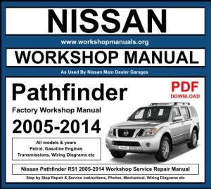 nissan pathfinder workshop manual free PDF