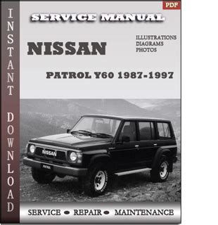 nissan patrol y60 repair manual Kindle Editon