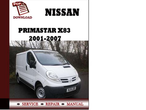 nissan primastar car manual Doc