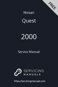 nissan quest 2000 user guide PDF