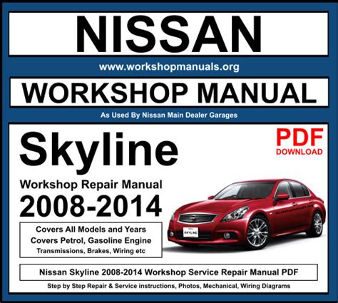 nissan skyline service repair workshop manual Epub