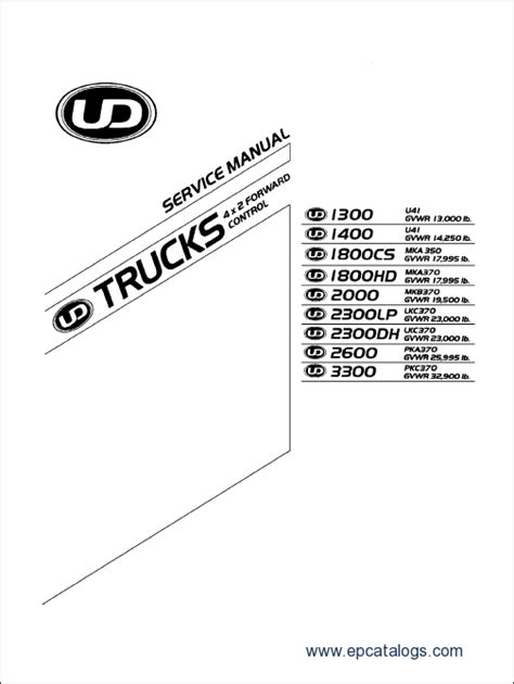 nissan ud truck repair manual Doc