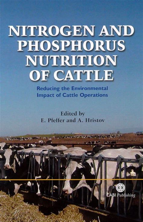nitrogen and phosphorus nutrition of cattle Kindle Editon