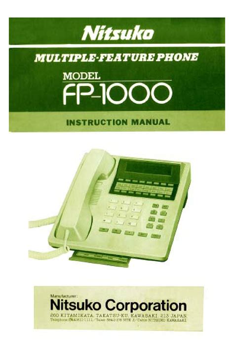 nitsuko telephone system manual pdf Doc