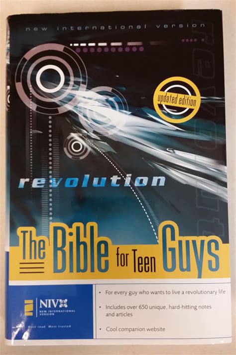 niv revolution the bible for teen guys hardcover updated edition Kindle Editon