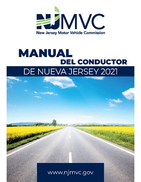 nj driver manual spanish PDF