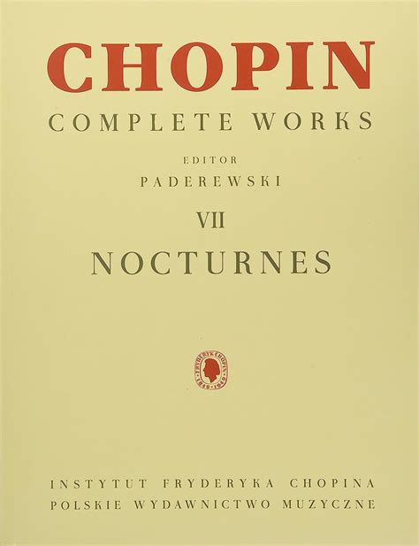 nocturnes chopin complete works vol vii PDF