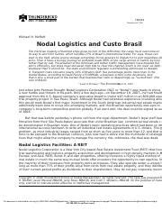 nodal logistics and custo brasil case solution Doc