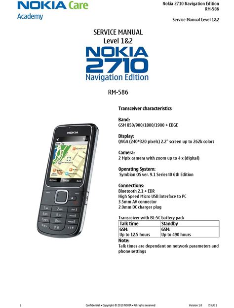 nokia 2710 service manual Epub