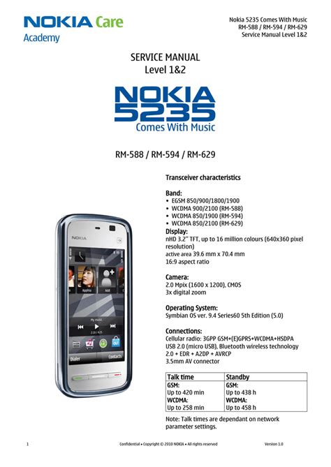 nokia 5235 manual notes Doc