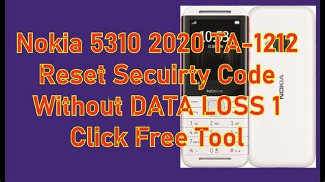 nokia 5310 reset code Reader