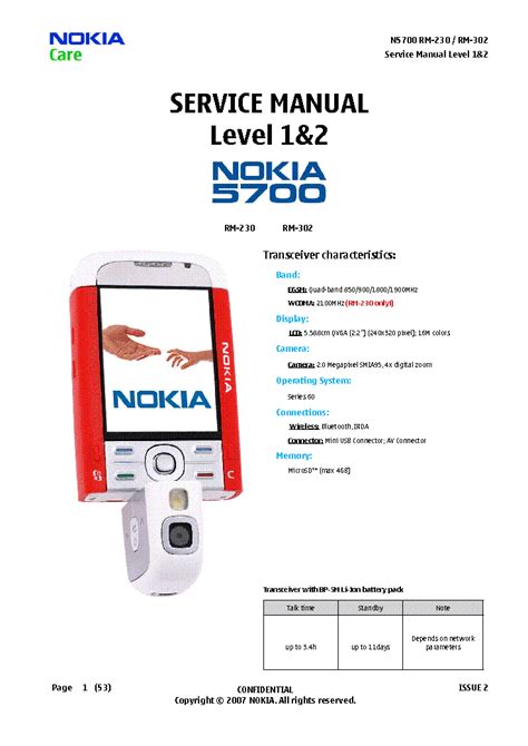 nokia 5700 service manual level 1 2 Reader