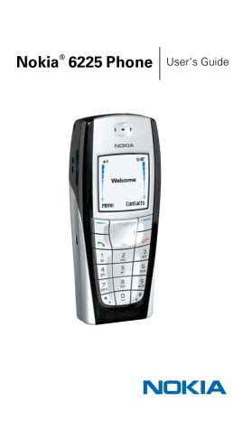 nokia 6225 user guide Doc