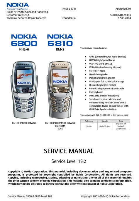 nokia 6800 user guide Reader