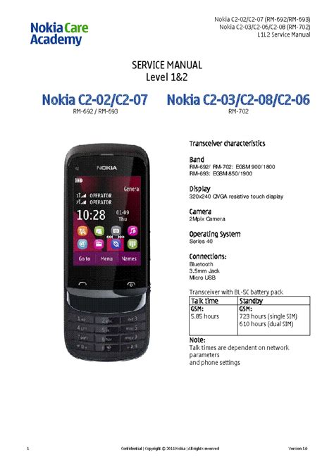 nokia c2 03 user guide pdf Epub