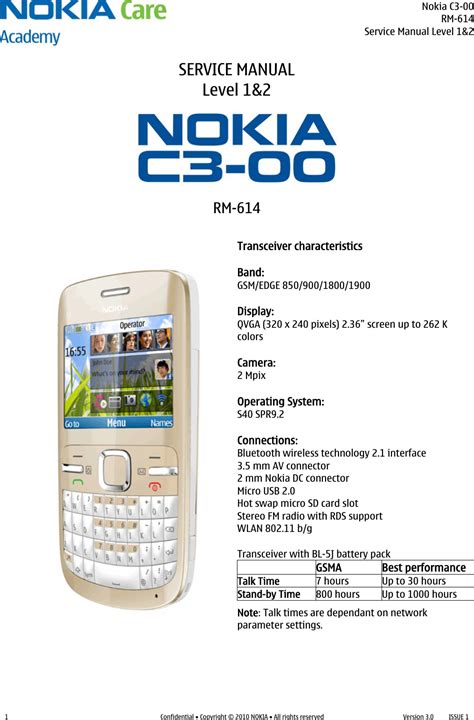 nokia c3 00 manual Epub