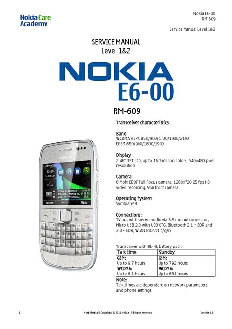 nokia e6 service manual 30 Reader