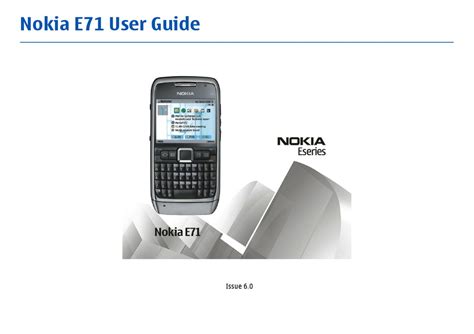 nokia e71 manual user guide PDF