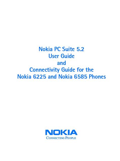 nokia pc suite user guide Reader