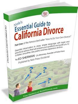 nolo s essential guide to california divorce 2014 Epub