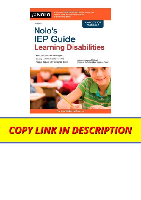 nolos iep guide learning disabilities PDF