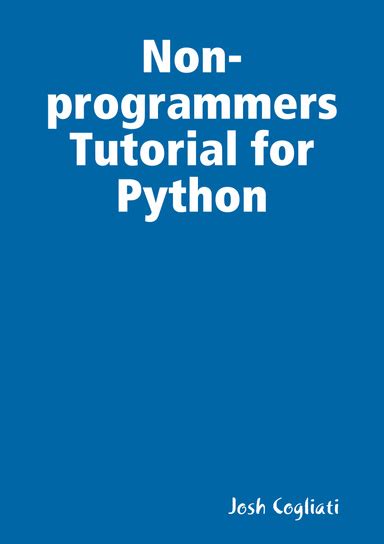 non programmers guide to python pdf PDF