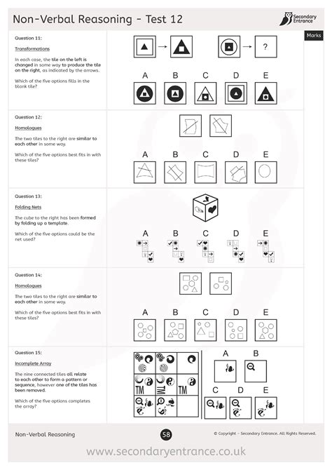non verbal reasoning papers Reader