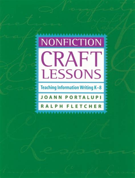 nonfiction craft lessons teaching information writing k 8 Kindle Editon