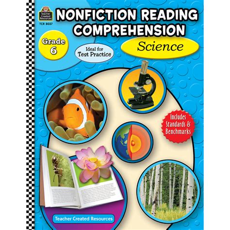 nonfiction reading comprehension science grd 6 PDF